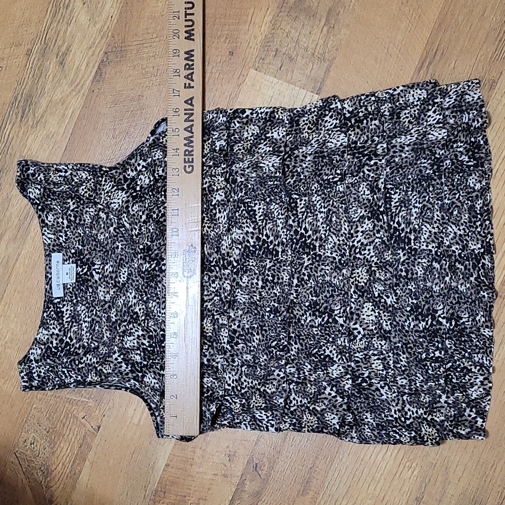 Liz Claiborne - Animal Print Ruffle Tank (Ladies Medium) - Picture 6 of 15